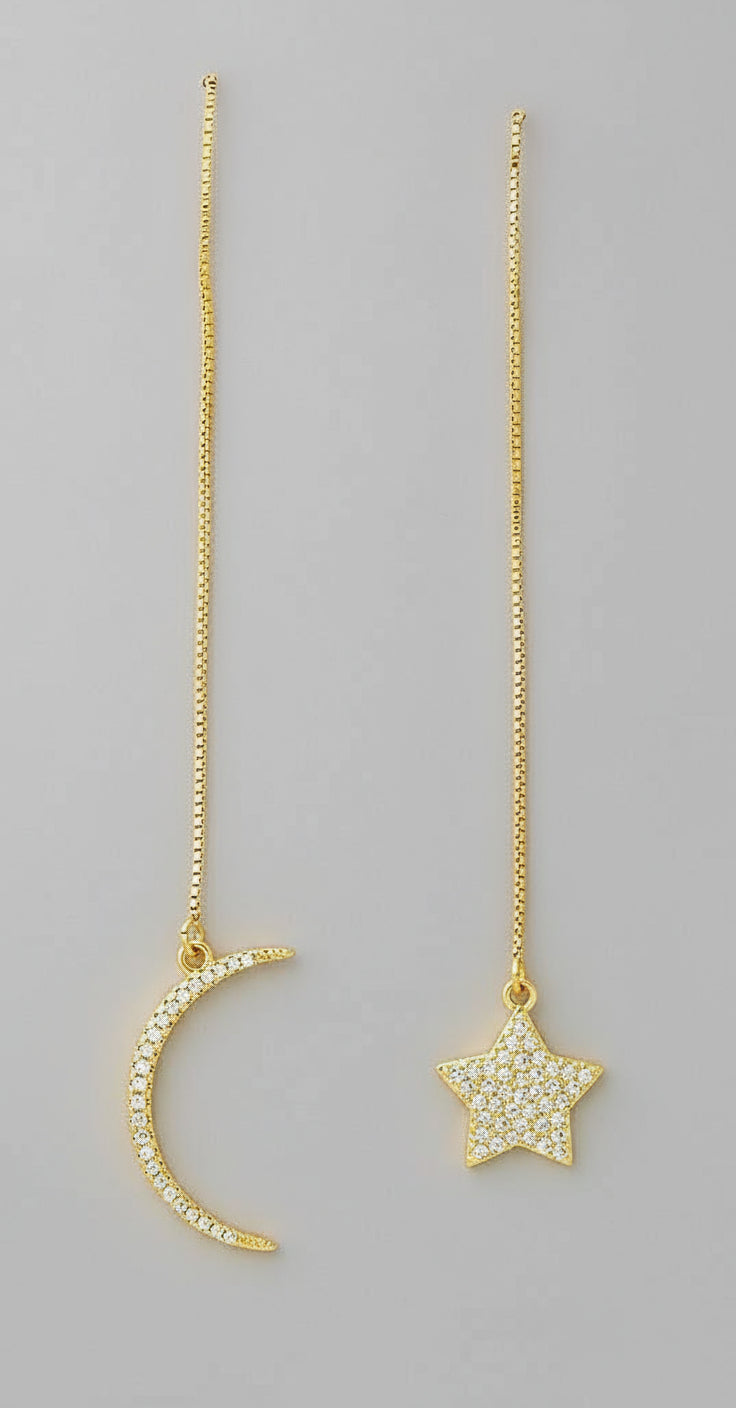 Under The Moon & Stars Earring