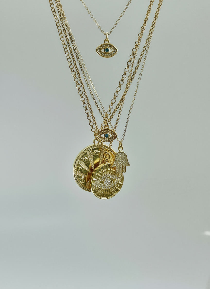 Blue Evil Eye Necklace