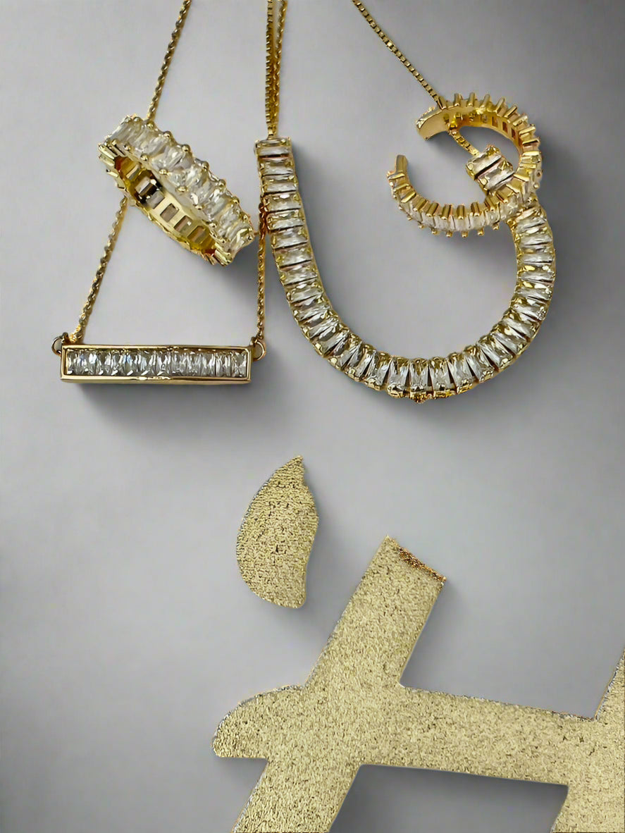 Bezel Band Open Ring