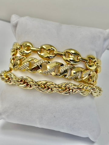 Cuban Link Cuff Bracelet