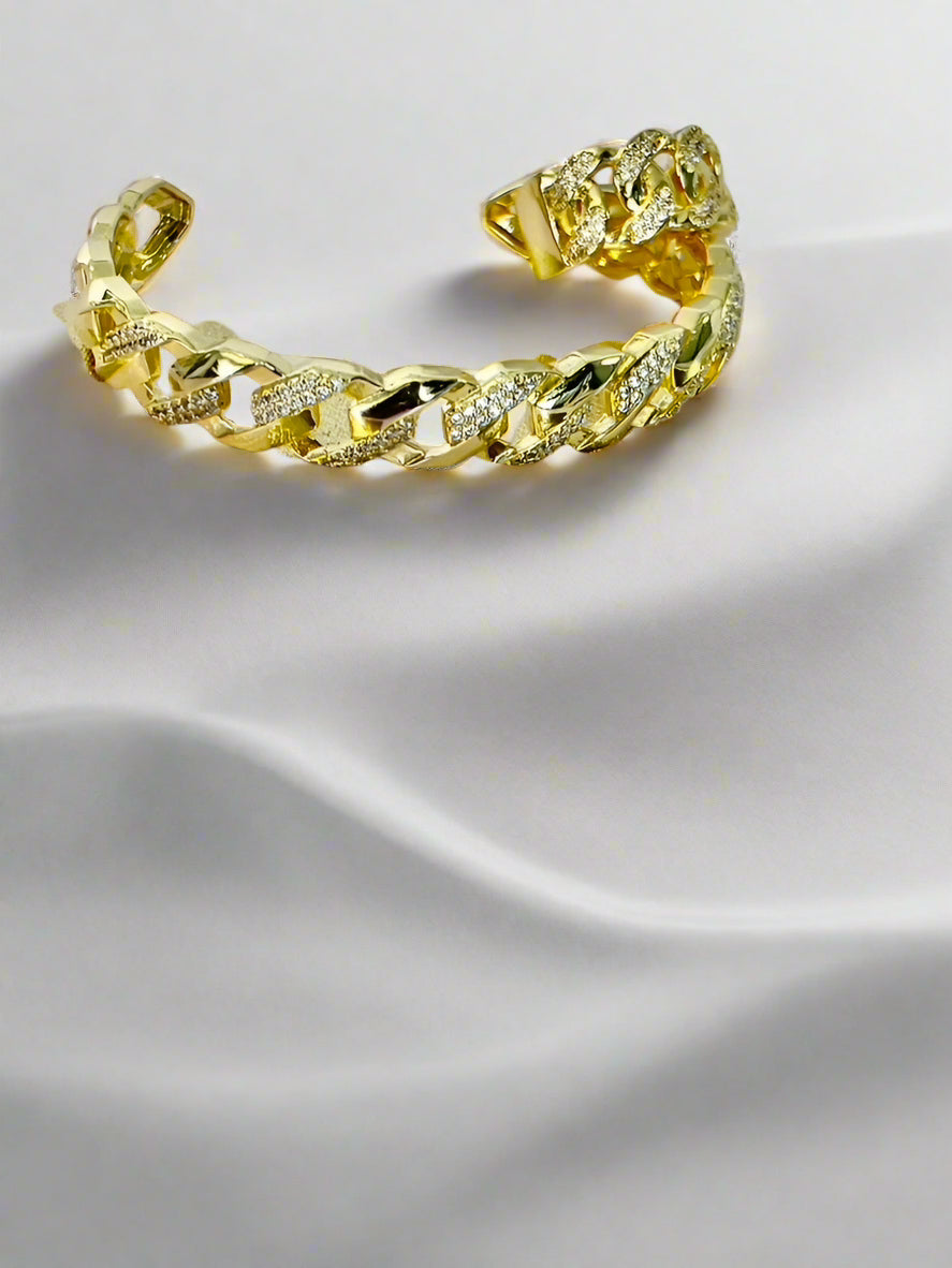 Pave Cuban Link Ring