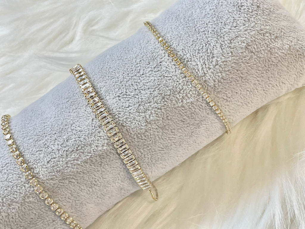 Classic Round Adjustable Tennis Bracelet