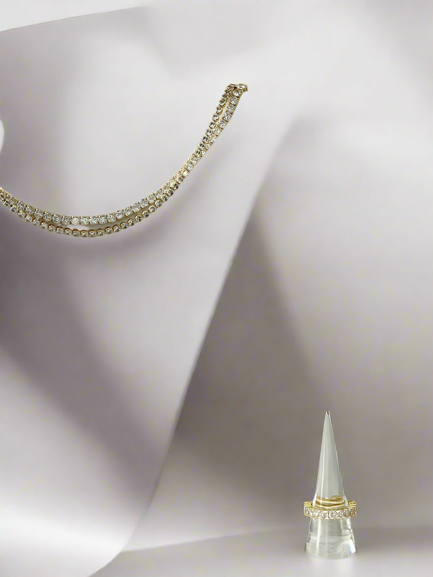 Classic Round Tennis Necklace