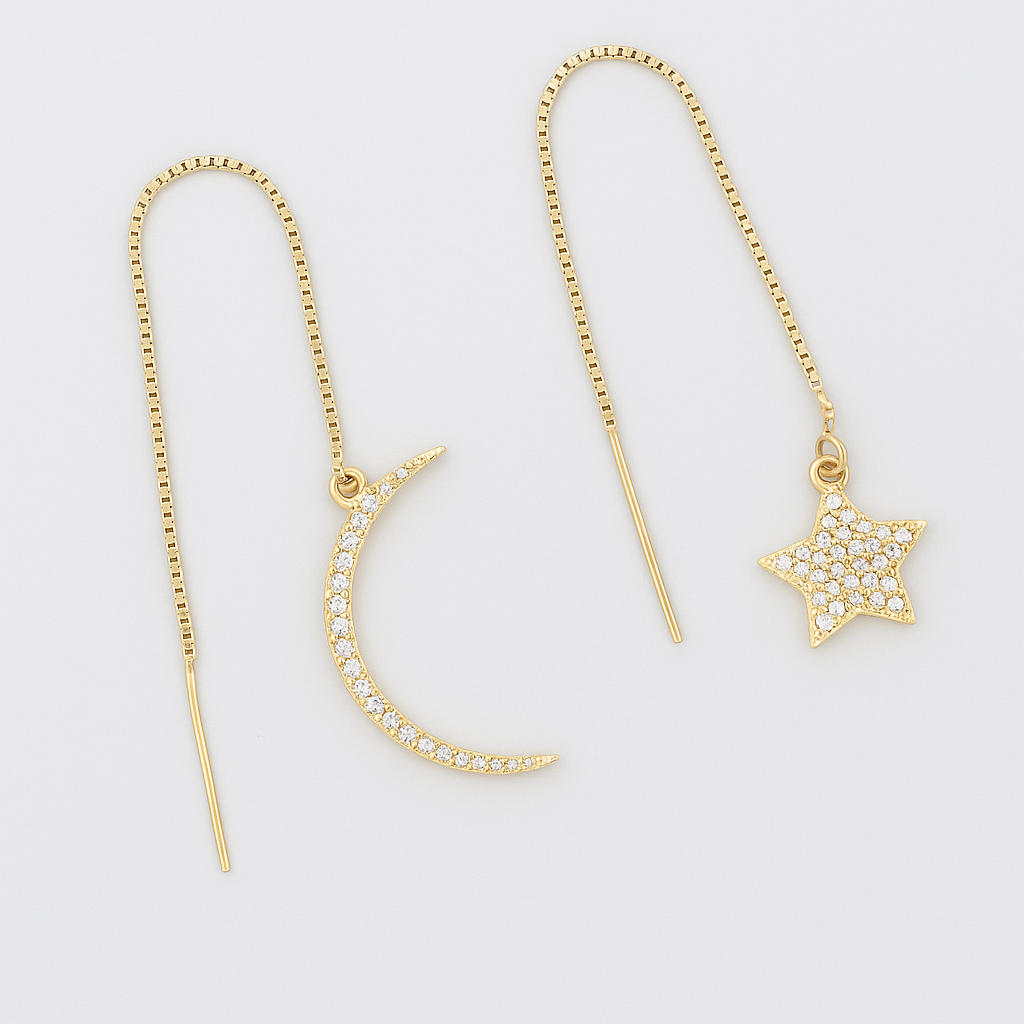 Under The Moon & Stars Earring