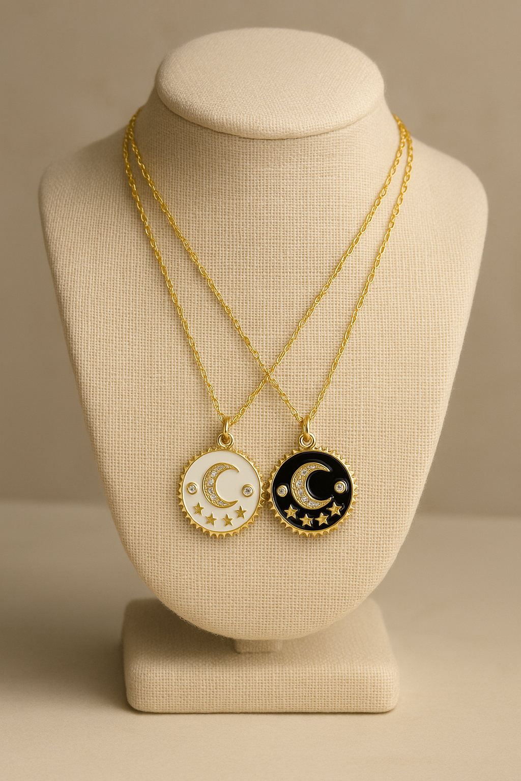 Encompassing Moon Necklace