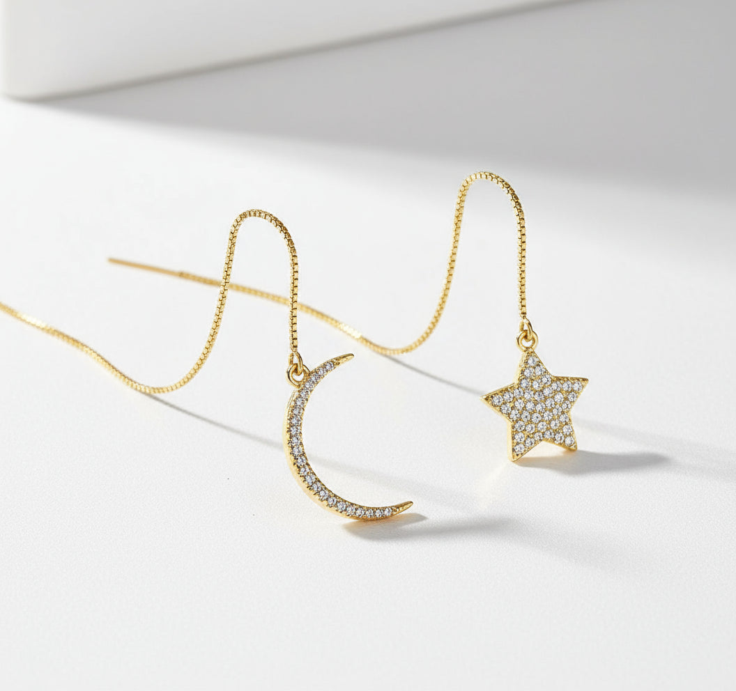 Under The Moon & Stars Earring