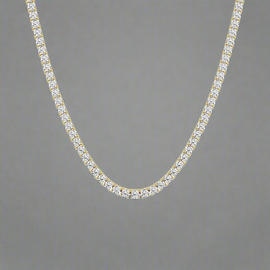 Classic Round Tennis Necklace