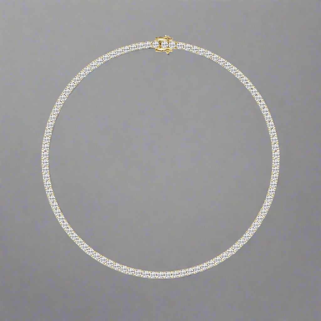 Classic Round Tennis Necklace