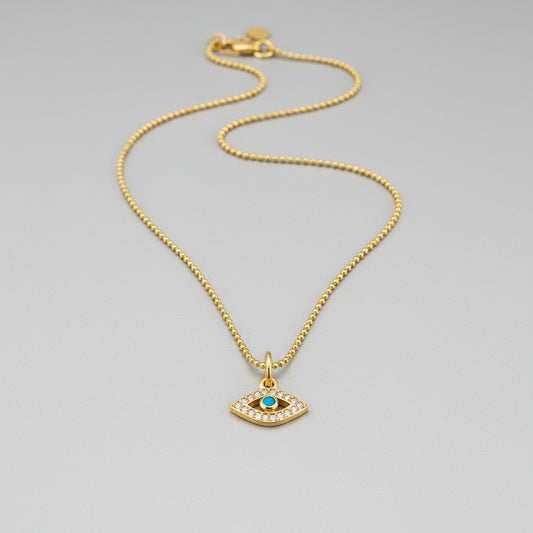Blue Evil Eye Necklace