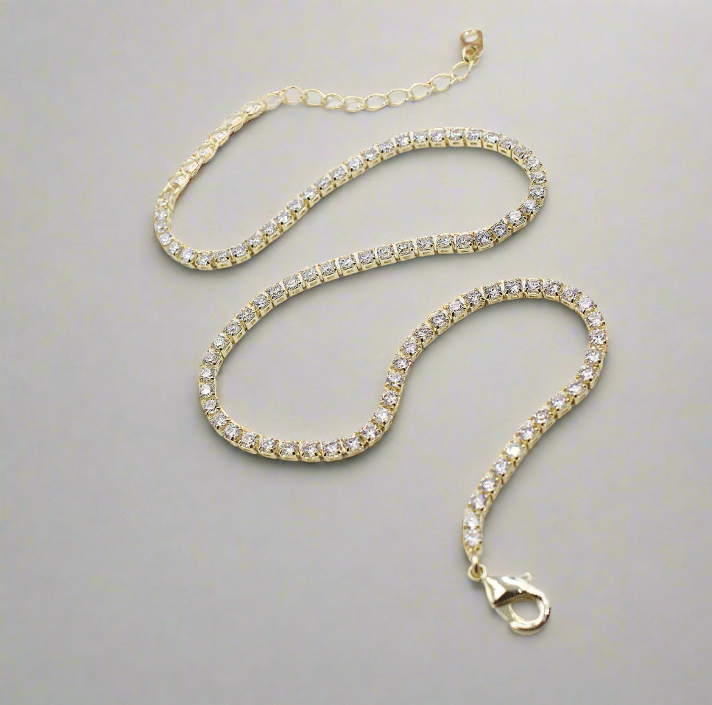 Dainty Tennis Anklet
