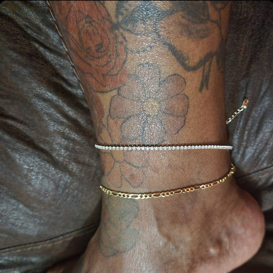 Dainty Tennis Anklet
