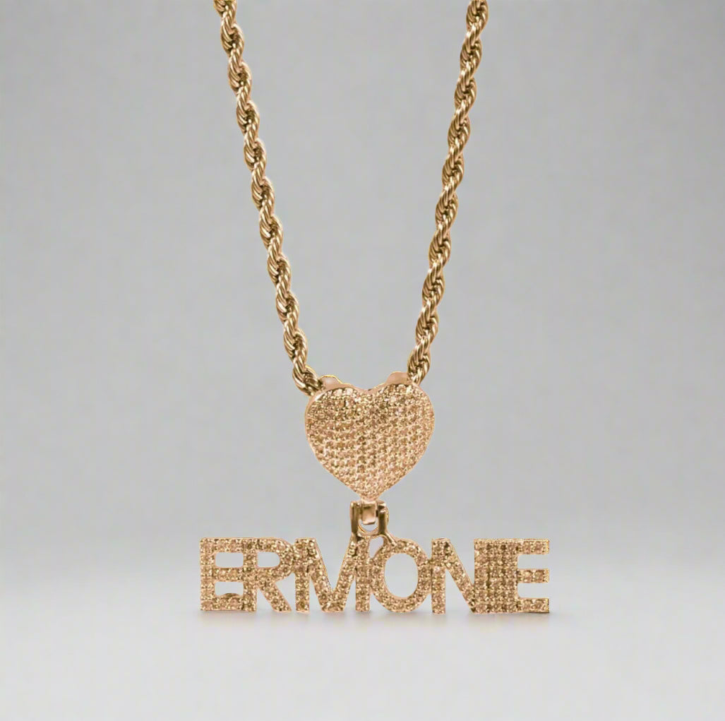 Iced Out Bezel Custom Necklace