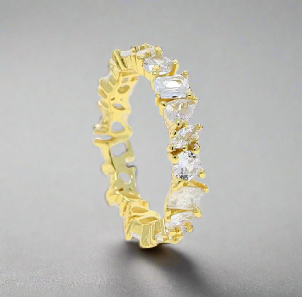 Icy Diamond Irregular Shape Ring