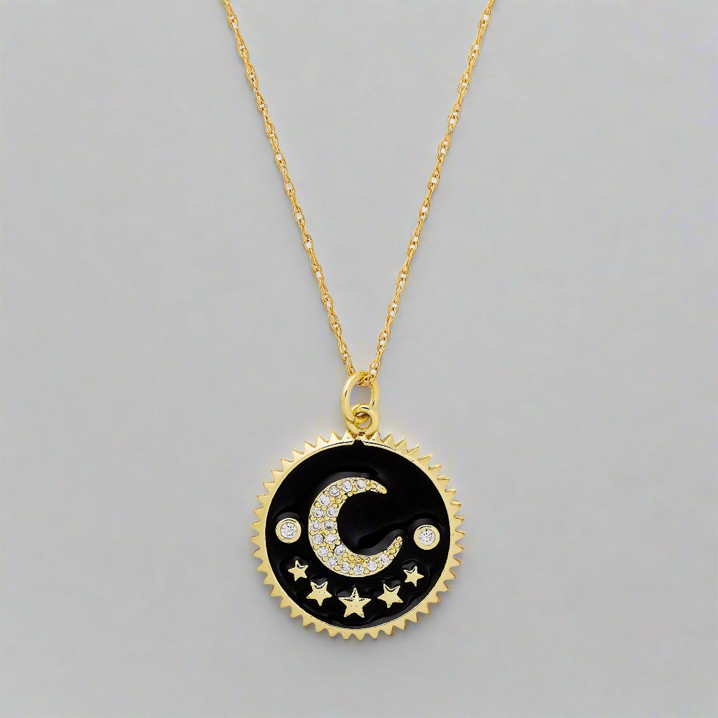 Encompassing Moon Necklace