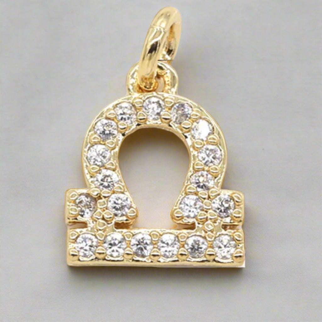 Dainty Micro Pave Zodiac Charm Necklace