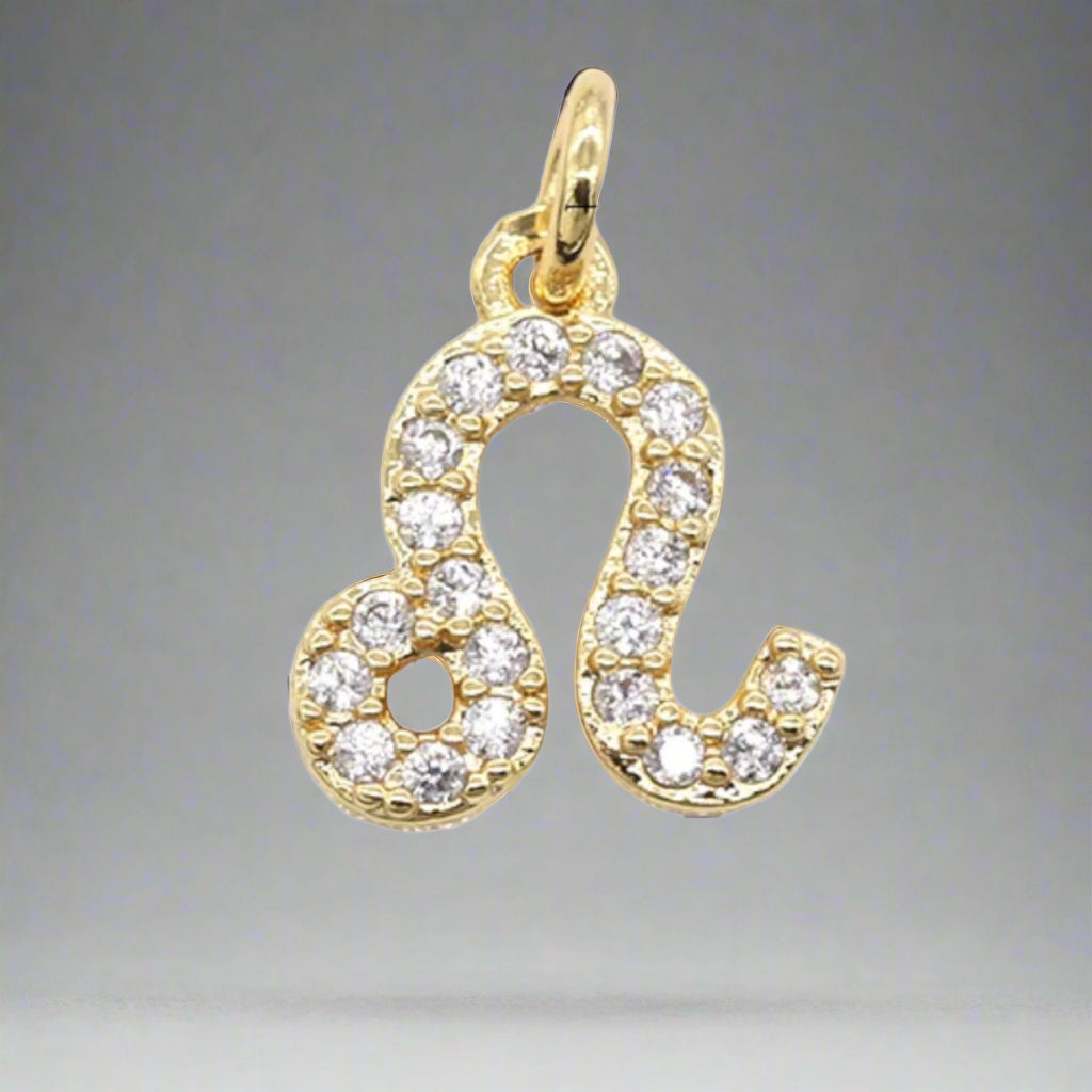 Dainty Micro Pave Zodiac Charm Necklace