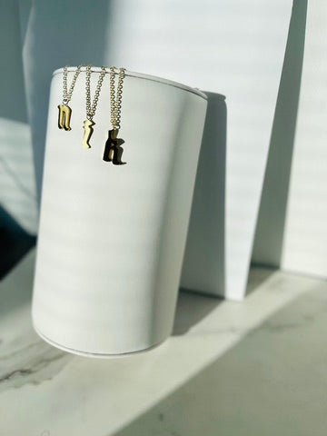 Initial Pendant Necklace