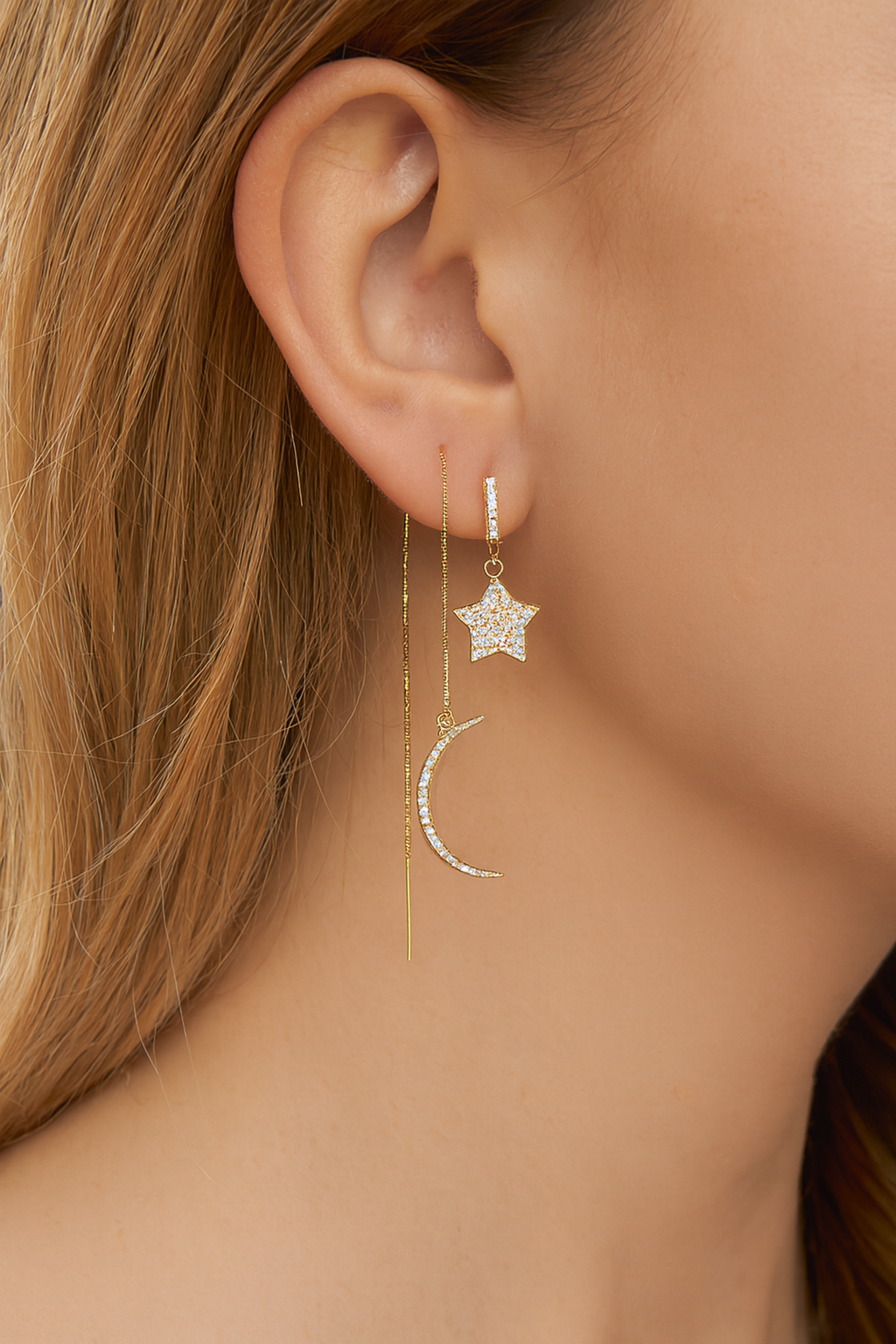 Under The Moon & Stars Earring