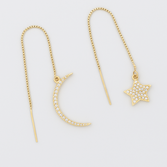 Under The Moon & Stars Earring