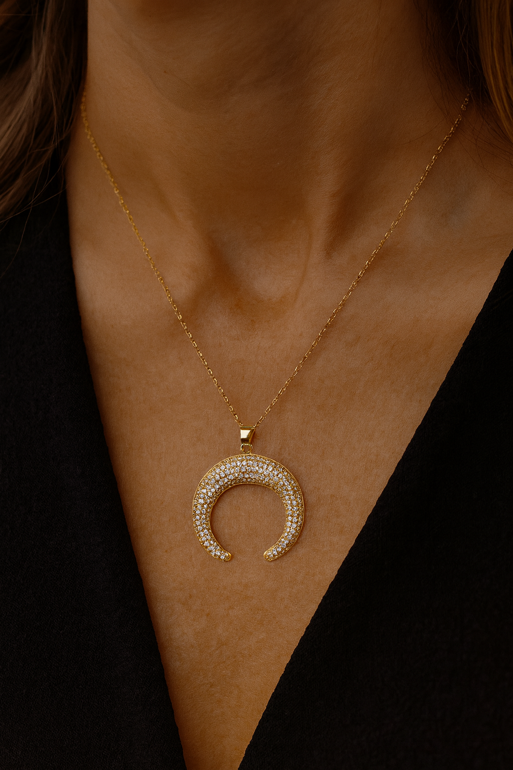 Crescent Horn Necklace