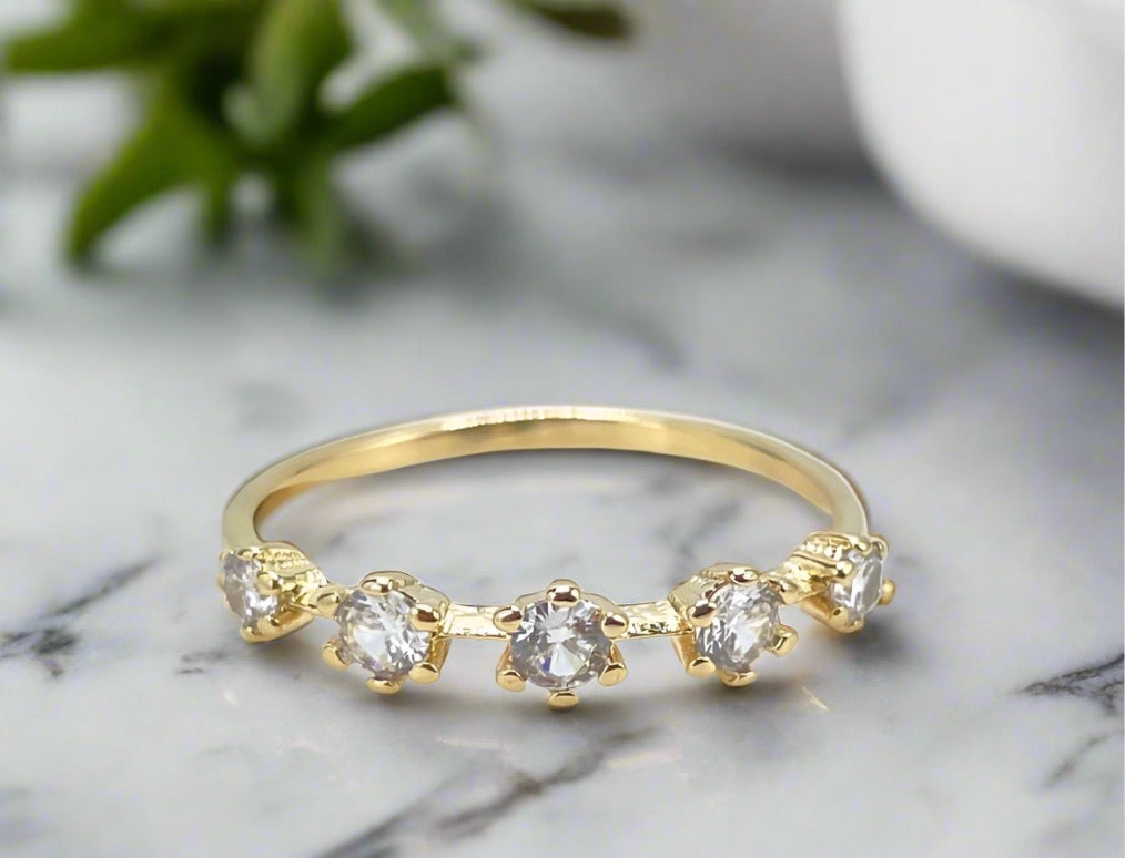 Stackable Bezel Ring