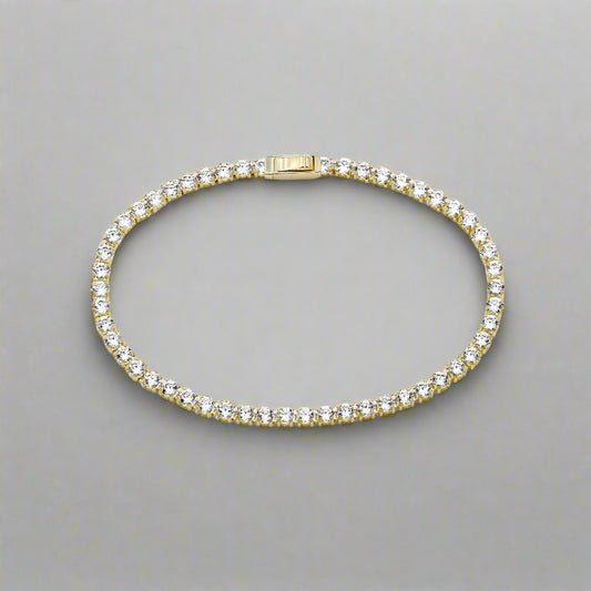 Micro Pave Tennis Anklet