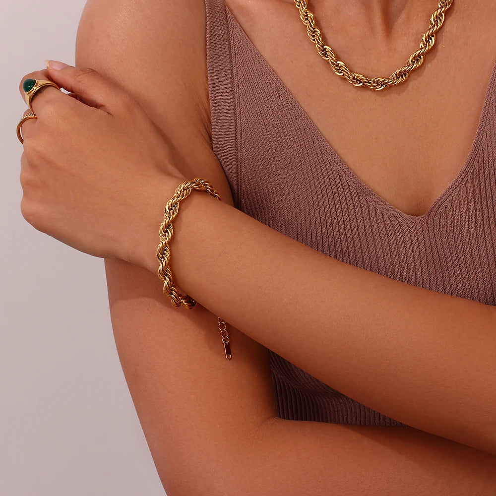 City Girl Rope Chain Bracelet