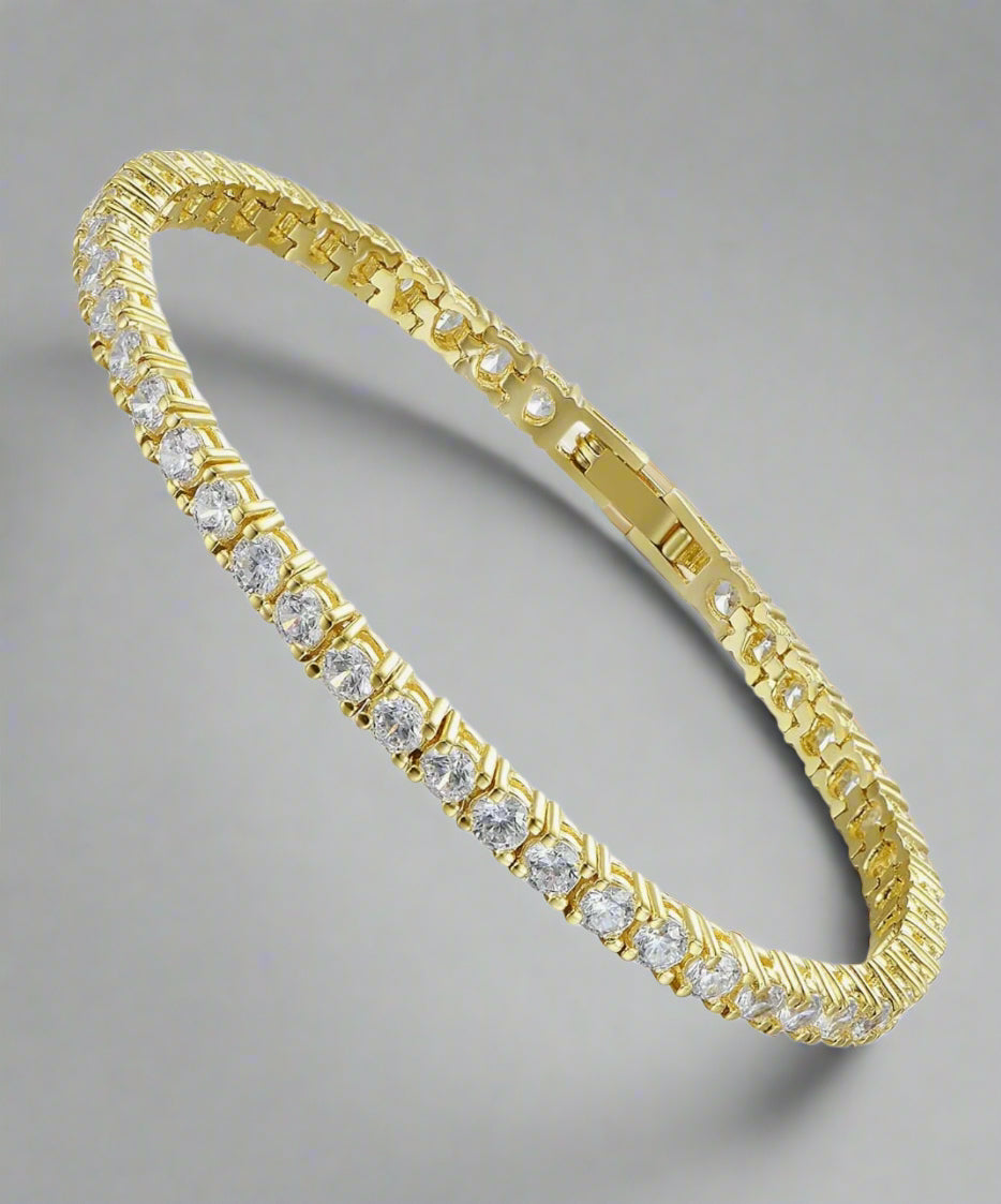 Micro Pave Tennis Bracelet