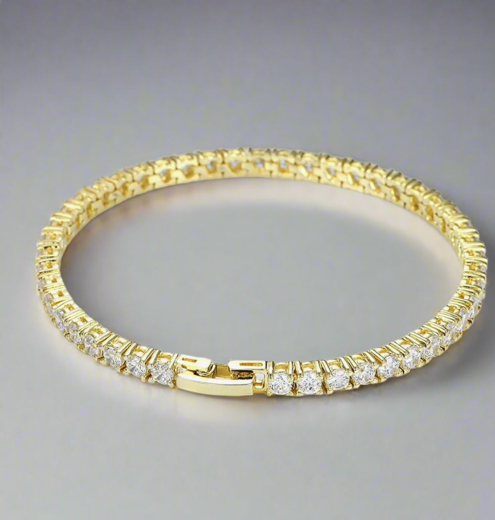 Micro Pave Tennis Bracelet