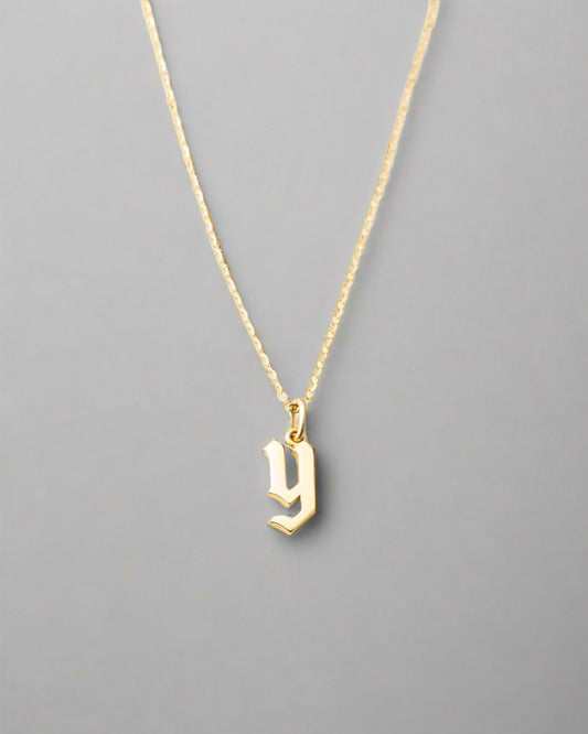 Initial Pendant Necklace
