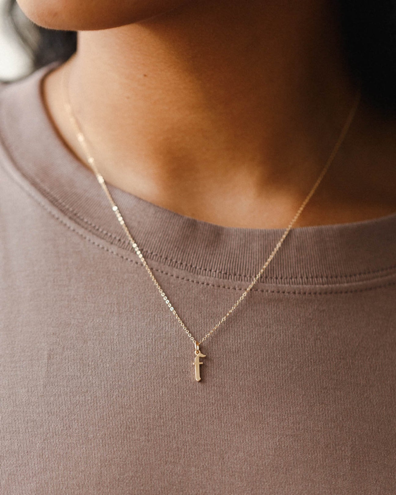 Initial Pendant Necklace