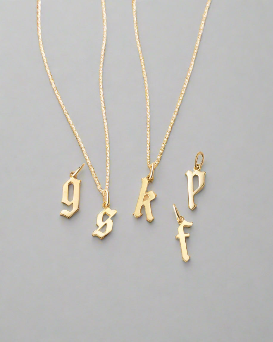 Initial Pendant Necklace