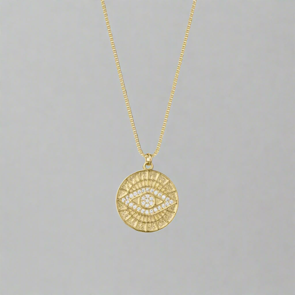 Sparkling Evil Eye Necklace