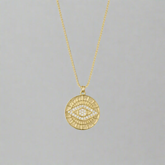 Sparkling Evil Eye Necklace