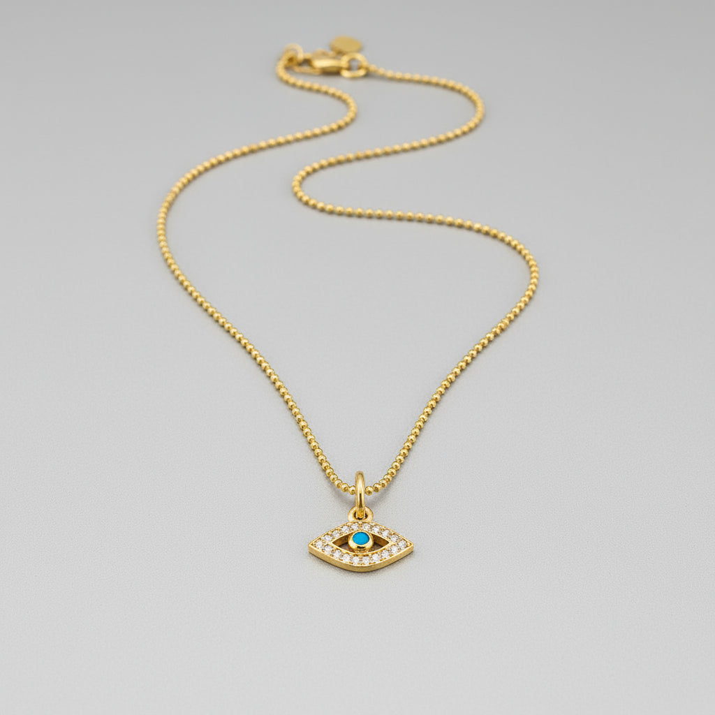 Blue Evil Eye Necklace